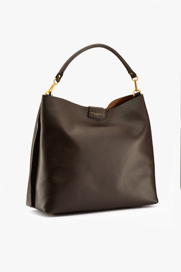 Borsa Aretha espresso-castoro