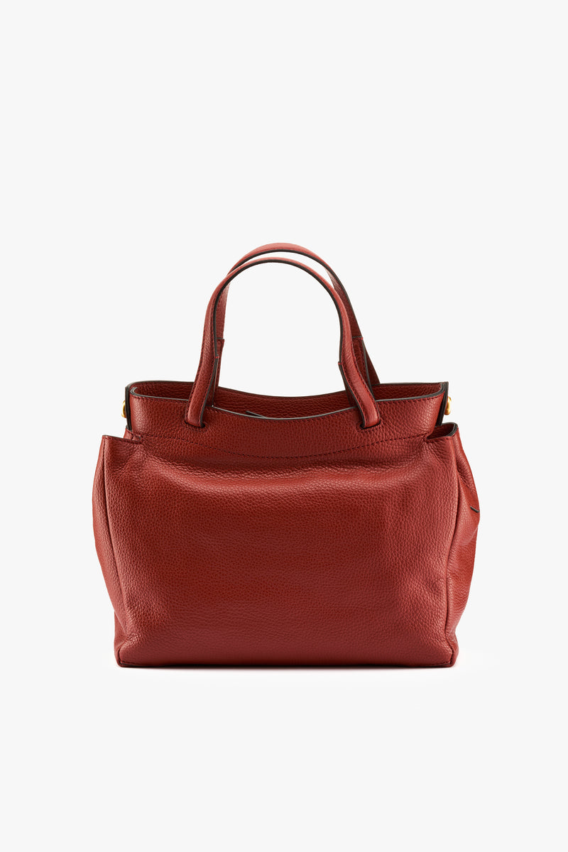Borsa Ottavia brick red