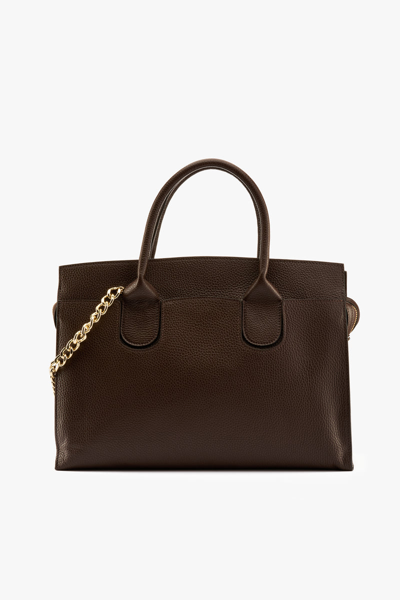 Borsa Bella soft large cioccolato