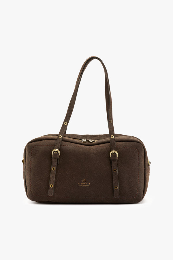 Borsa Eva soft large duffle cioccolato