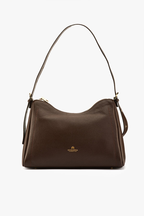Borsa Eva soft squared cioccolato