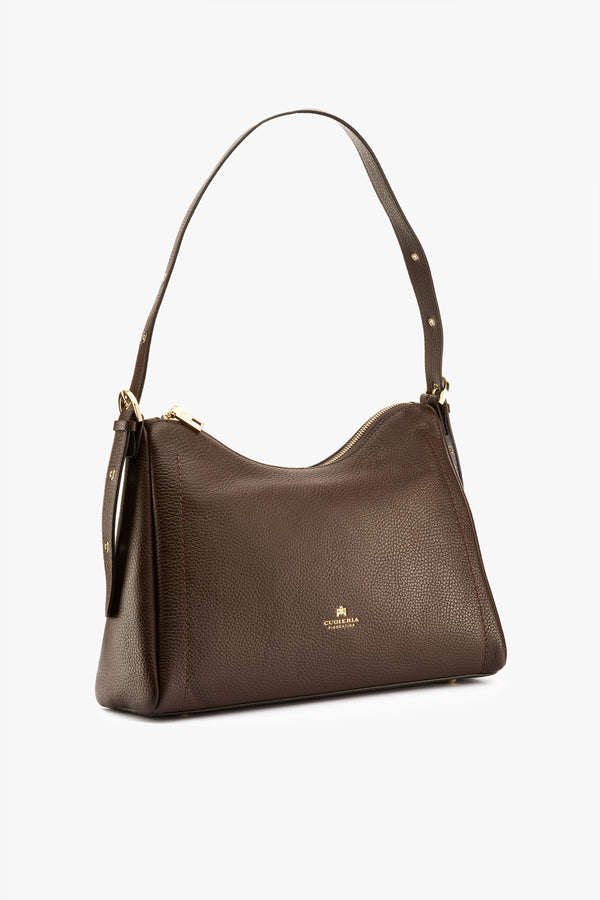 Borsa Eva soft squared cioccolato