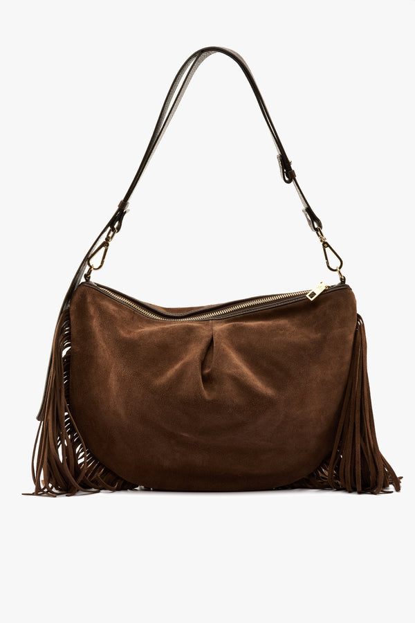Borsa Emma folk maxi cioccolato
