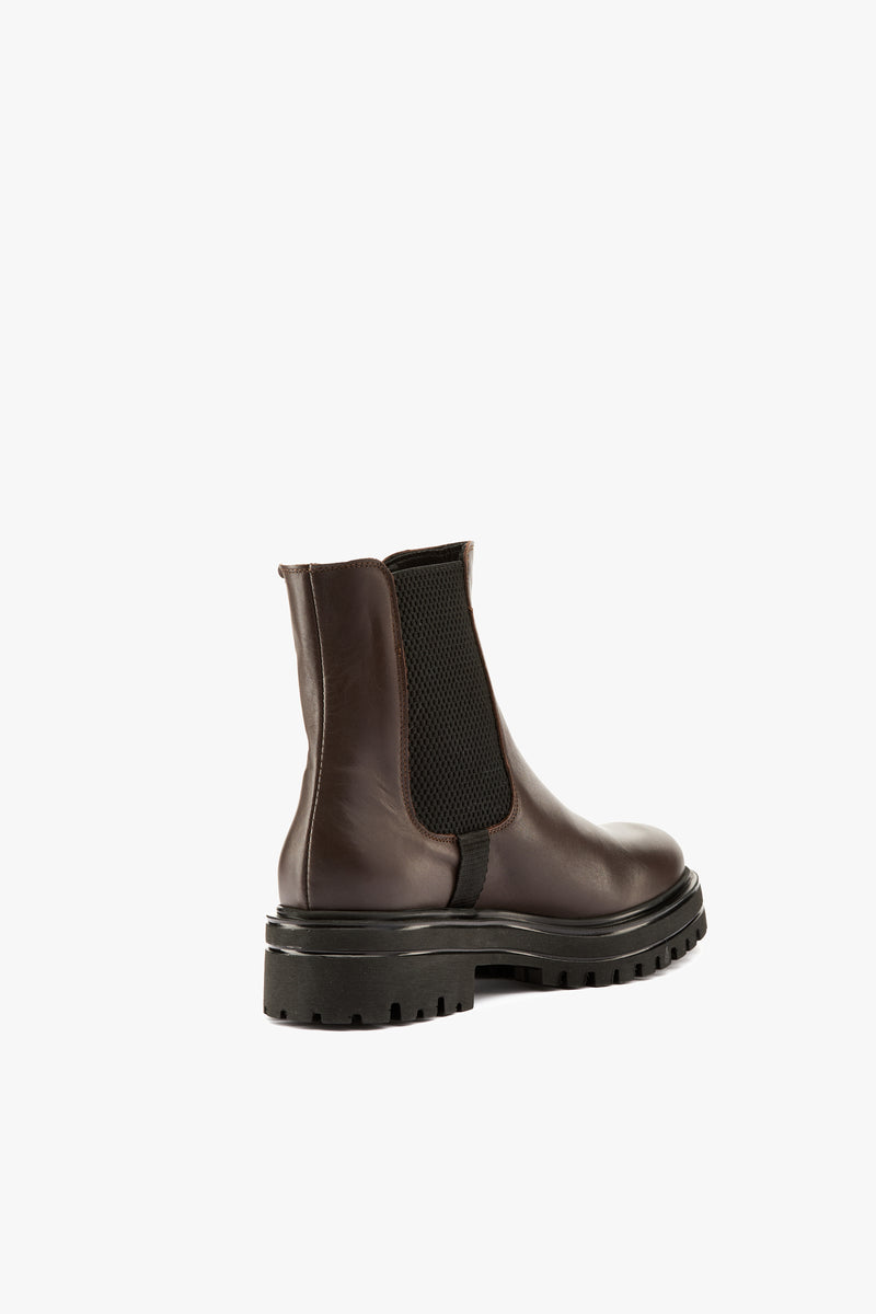 Stivaletto chelsea testa moro