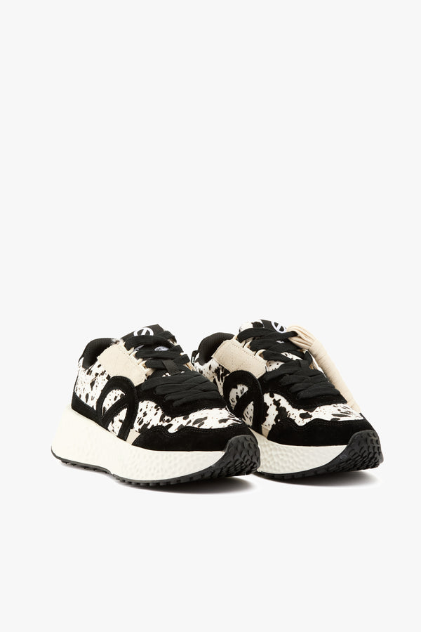 Sneaker Carter jogger nero/bianco