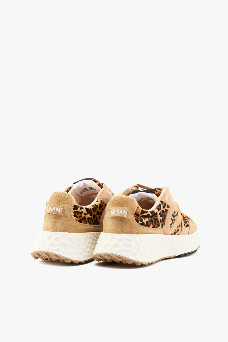 Sneaker Carter jogger nocciola/leopardato
