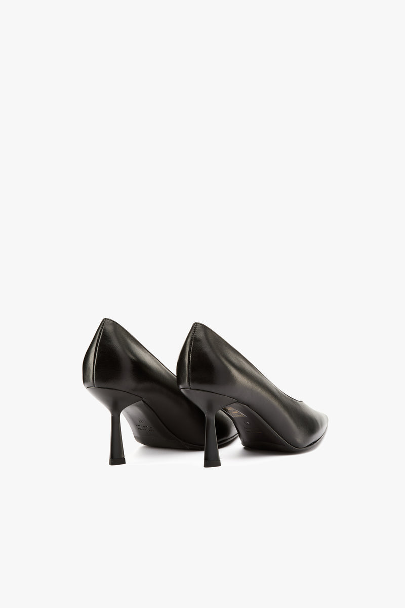 Décolleté nappa nera