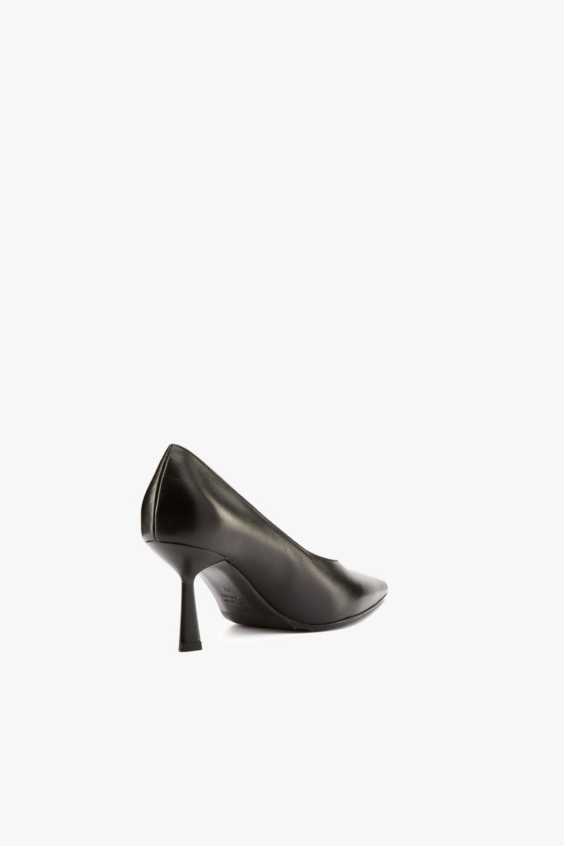Décolleté nappa nera