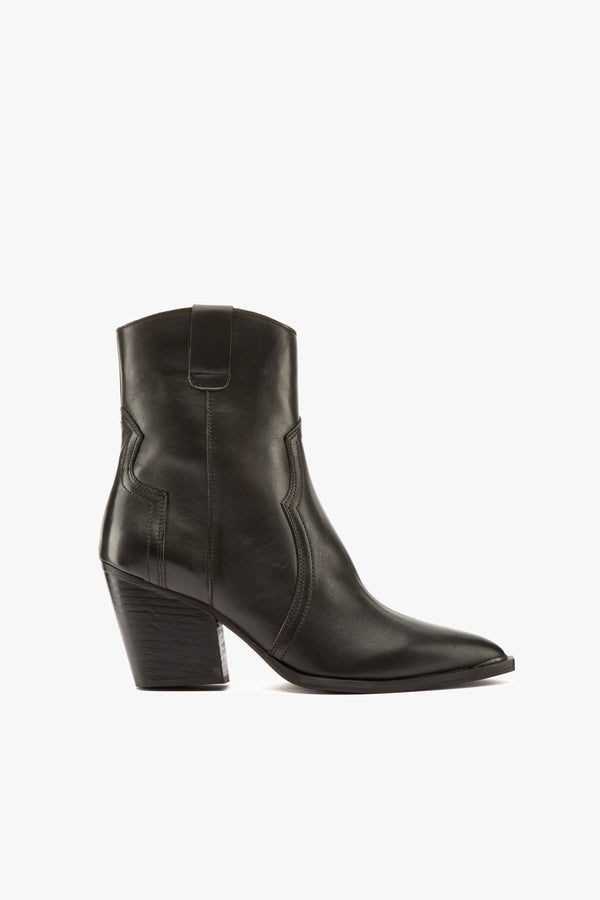 Stivaletto texano nero