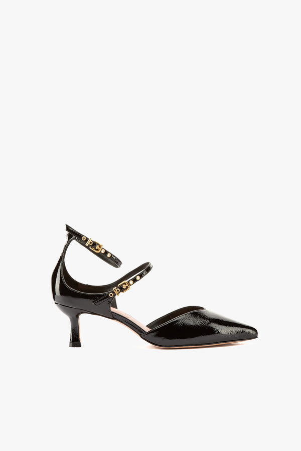 Décolleté cinturini nero