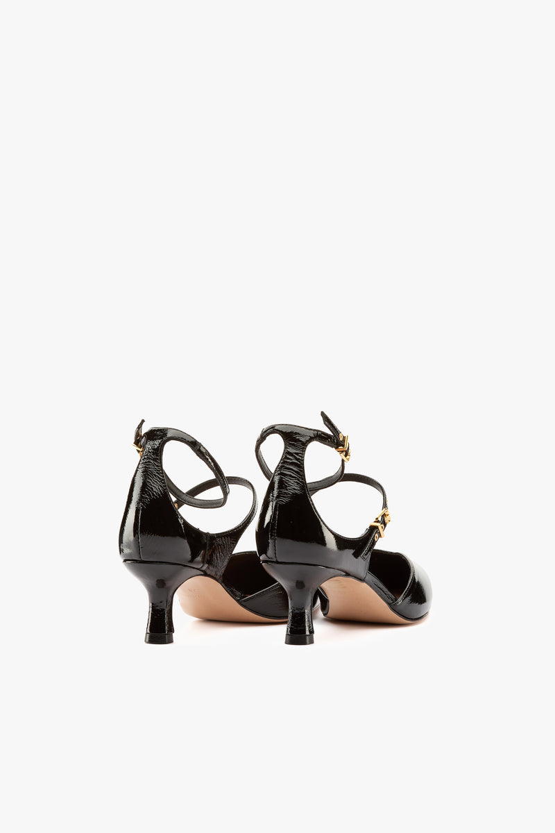 Décolleté cinturini nero