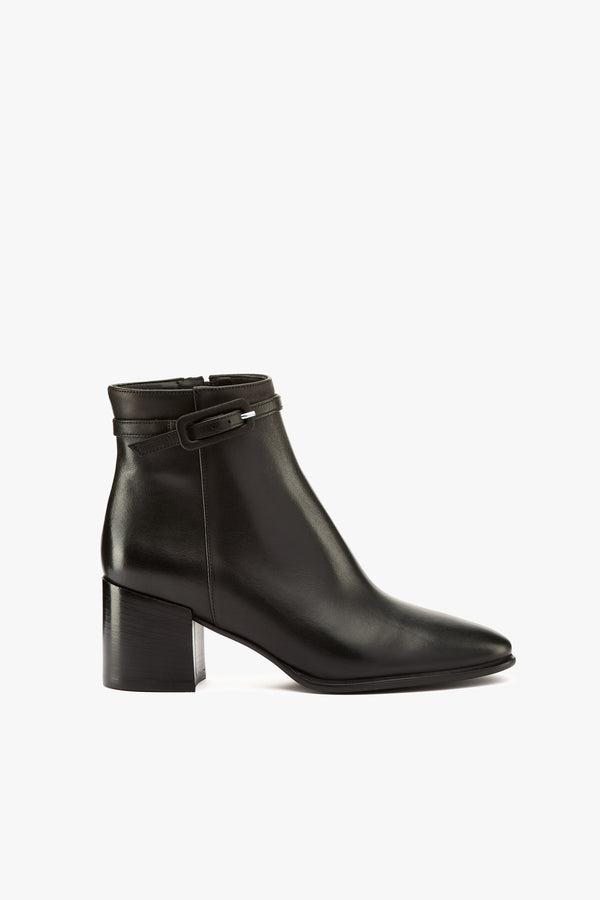 Tronchetto nero maxi fibbia