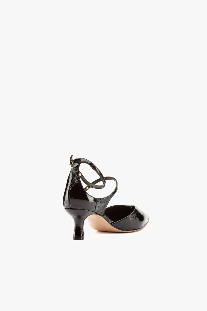 Décolleté cinturini nero