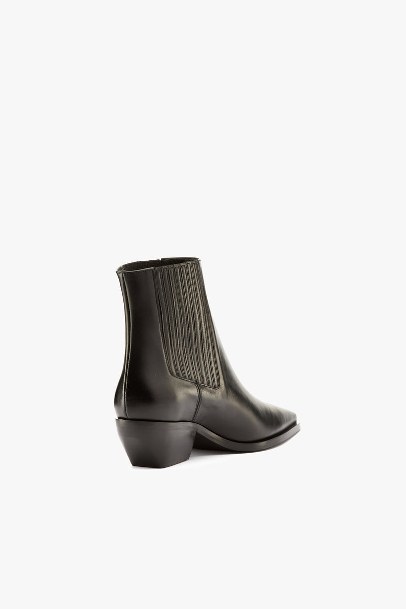Stivaletto texano nero
