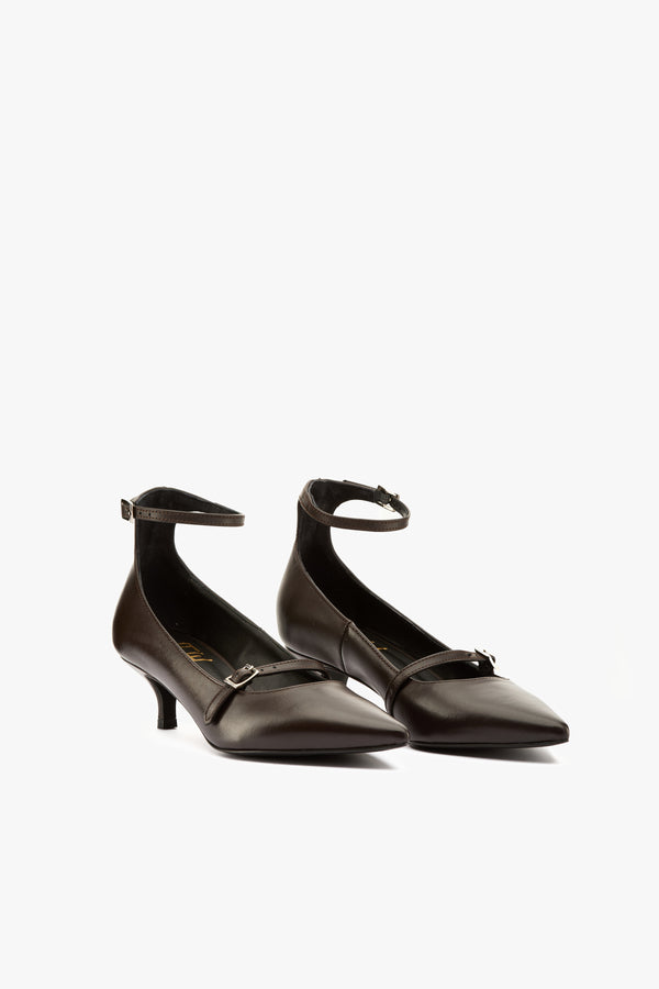 Décolleté cinturini brown