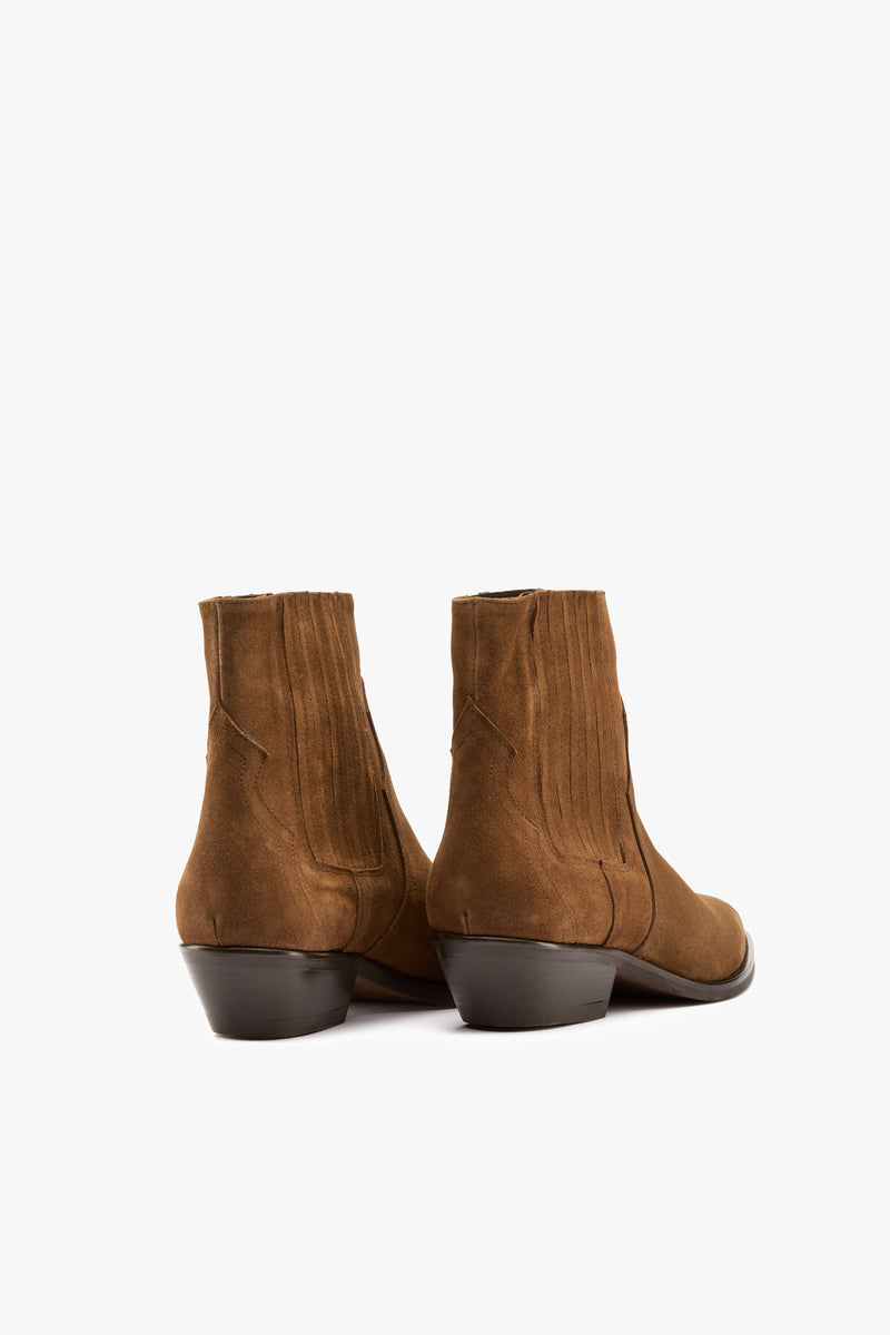 Stivaletto texano crosta sandalo