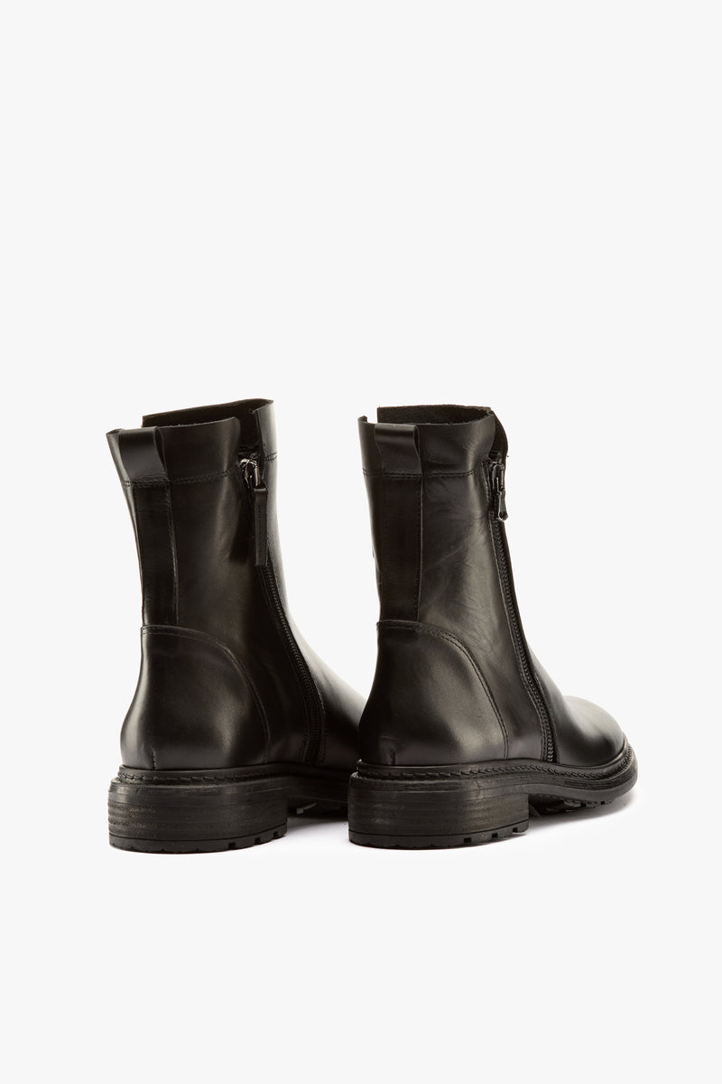 Stivaletto nero con zip