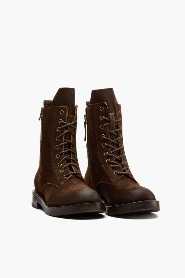 Anfibio camoscio choco con cerniere