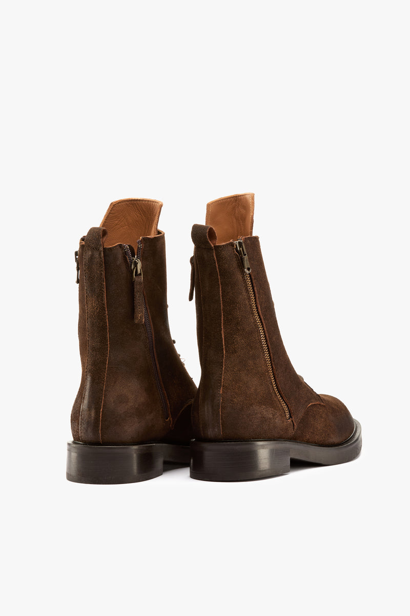 Anfibio camoscio choco con cerniere