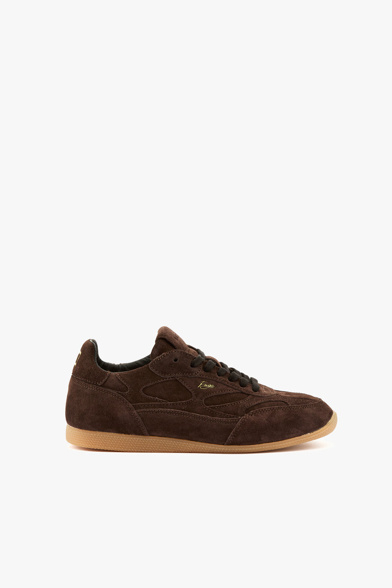 Sneaker Fuga low velour chocolate