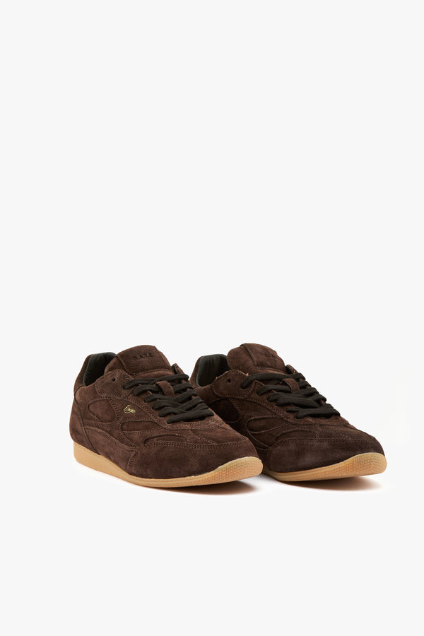 Sneaker Fuga low velour chocolate