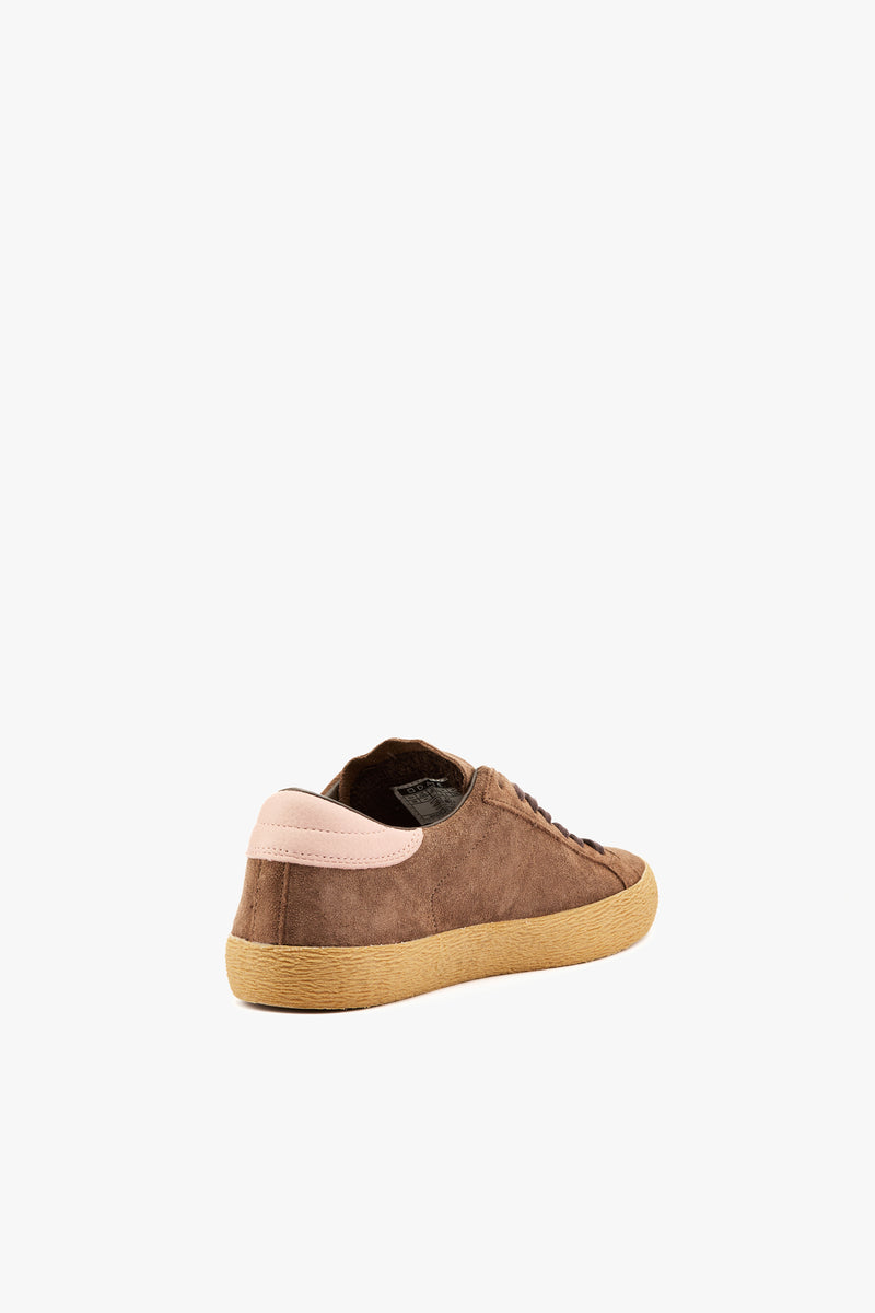 Sneaker Hill Low suede taupe