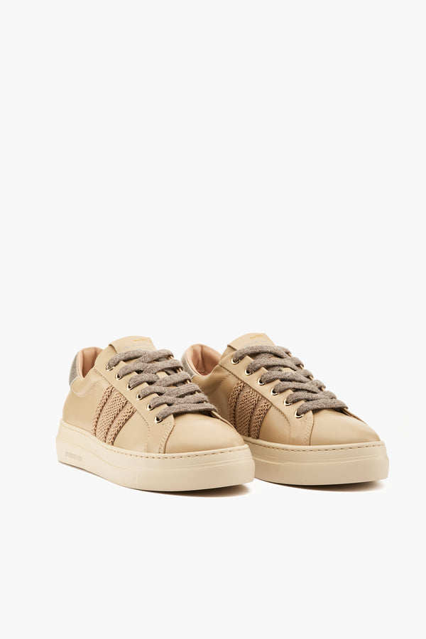 Sneaker 245-D nude/tortora