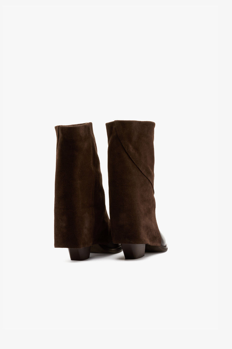 Stivale texano moro risvolto