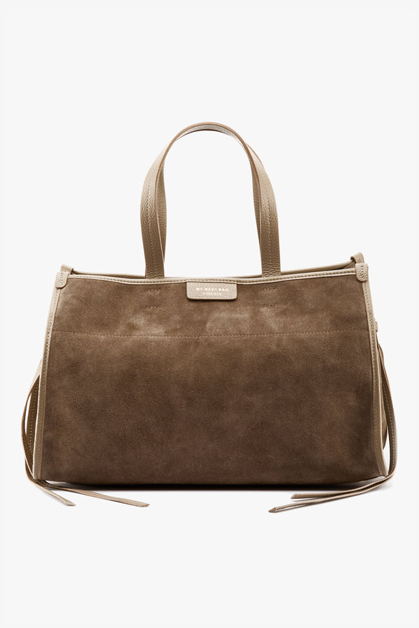 Borsa Diva suede taupe
