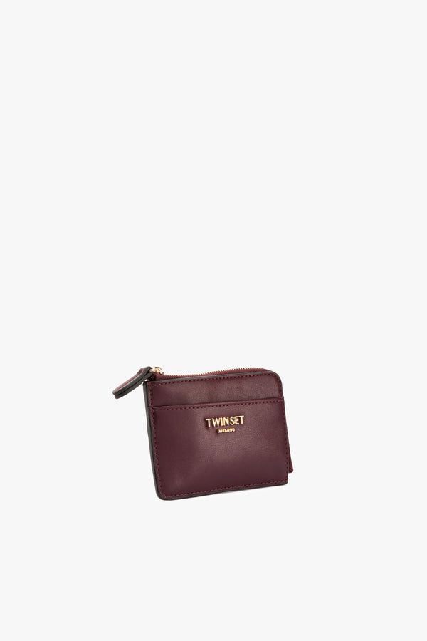 Portacarte burgundy