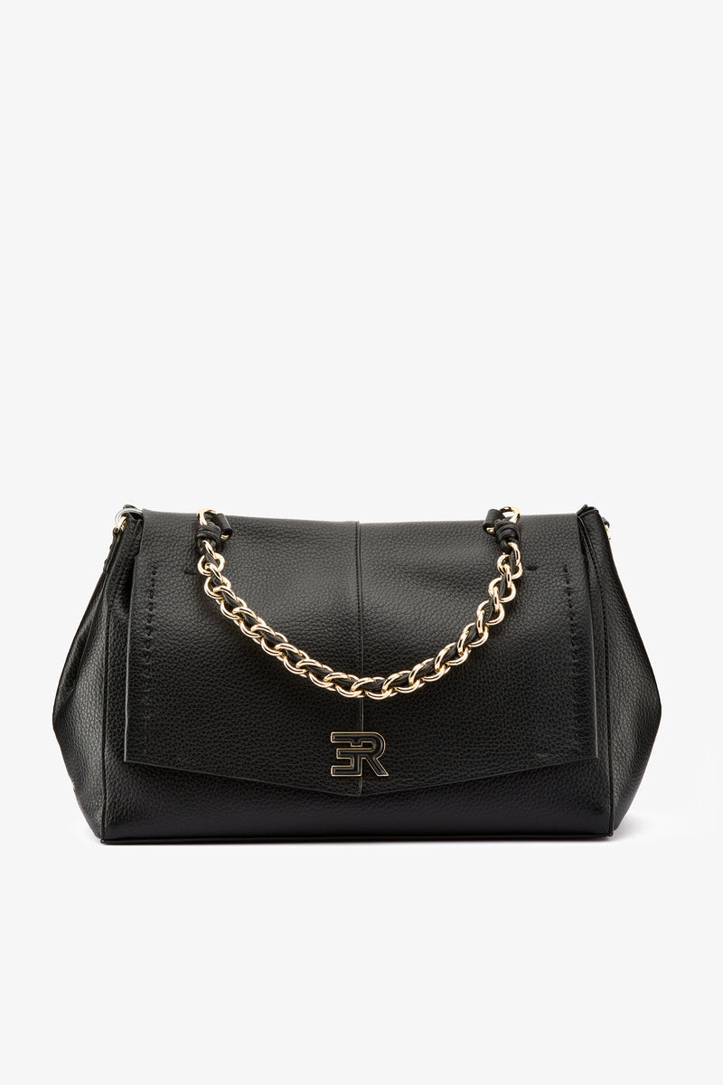 Borsa Eba large flap nero