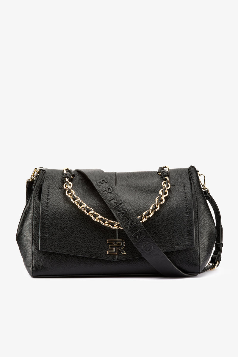 Borsa Eba large flap nero