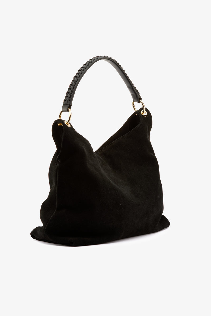 Borsa Cadice camoscio nero