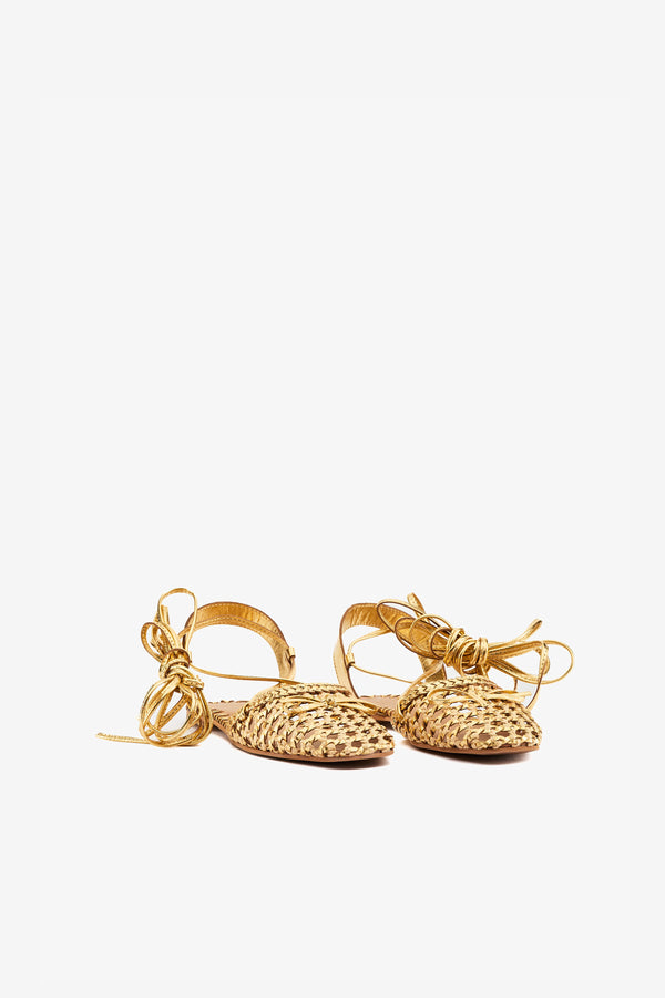 Sandalo rafia gold