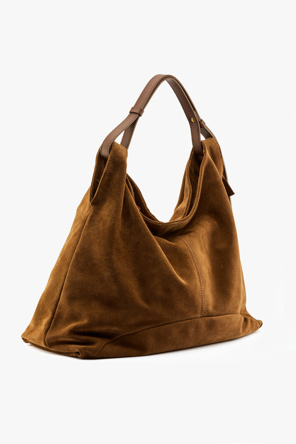 Borsa a spalla big camoscio