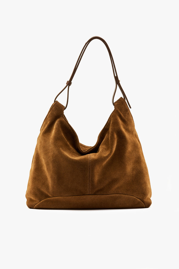Borsa a spalla small in camoscio