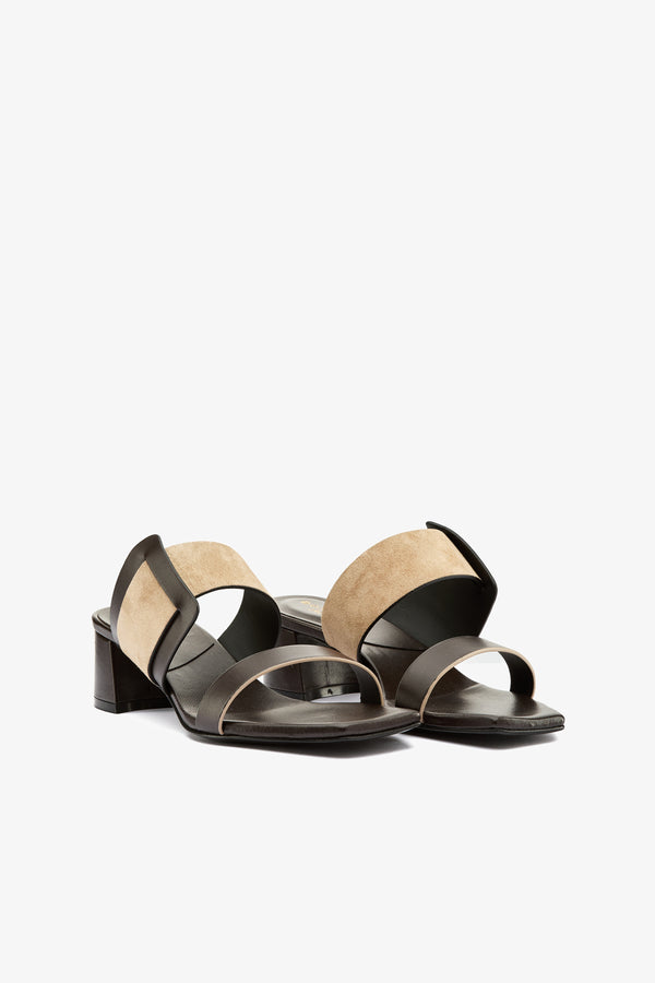 Ciabatta mule camoscio
