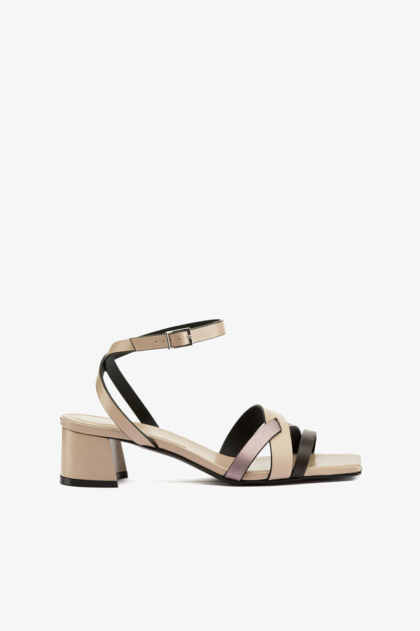 Sandalo multi beige